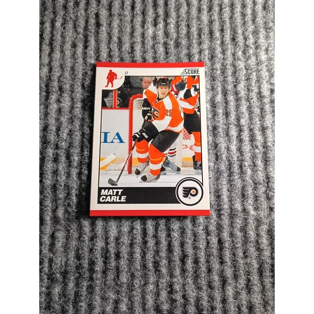 Vintage 2010 Score Philadelphia Flyers Matt Carle Hockey Card #361